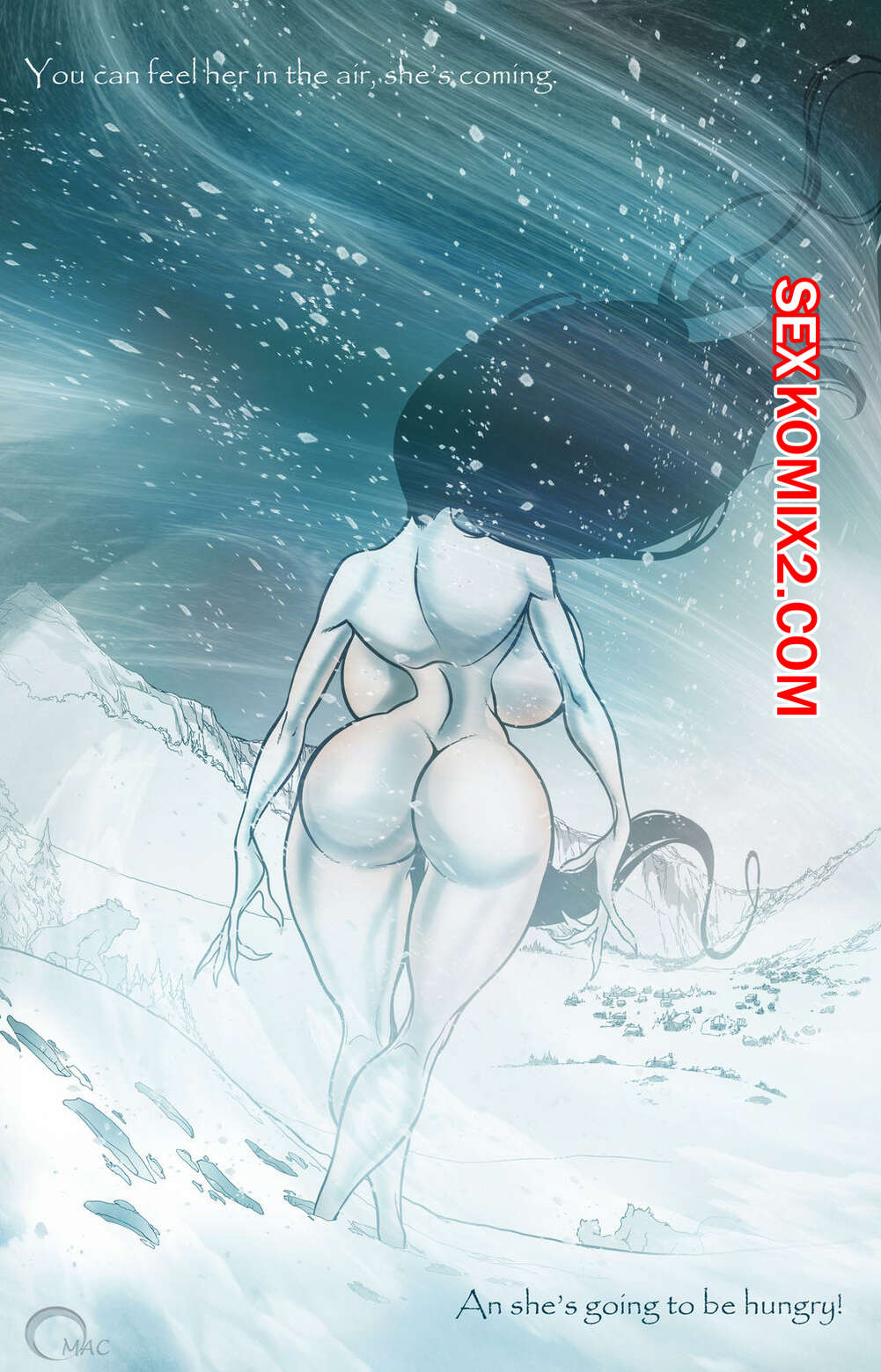 Порно комикс Wendigo NaaMah. Omac.