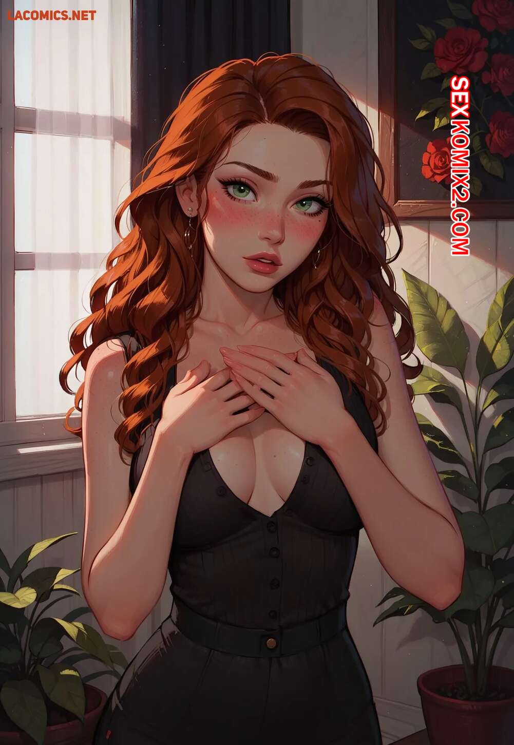 Порно комикс A Relaxing Day at Home. LowFireStudios