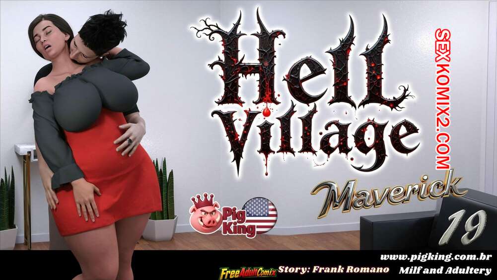 Порно комикс Адская деревня. Маверик Змеиные Глаза. Часть 19. Hell village. Pig King