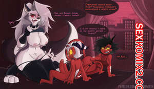 Порно комикс Адский Босс. Ночной визит Луны и Греховные удовольствия. HermitMoth