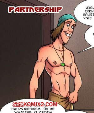 Порно комикс Большой Герой. Партнёры. Фред и Хиро Хамада.