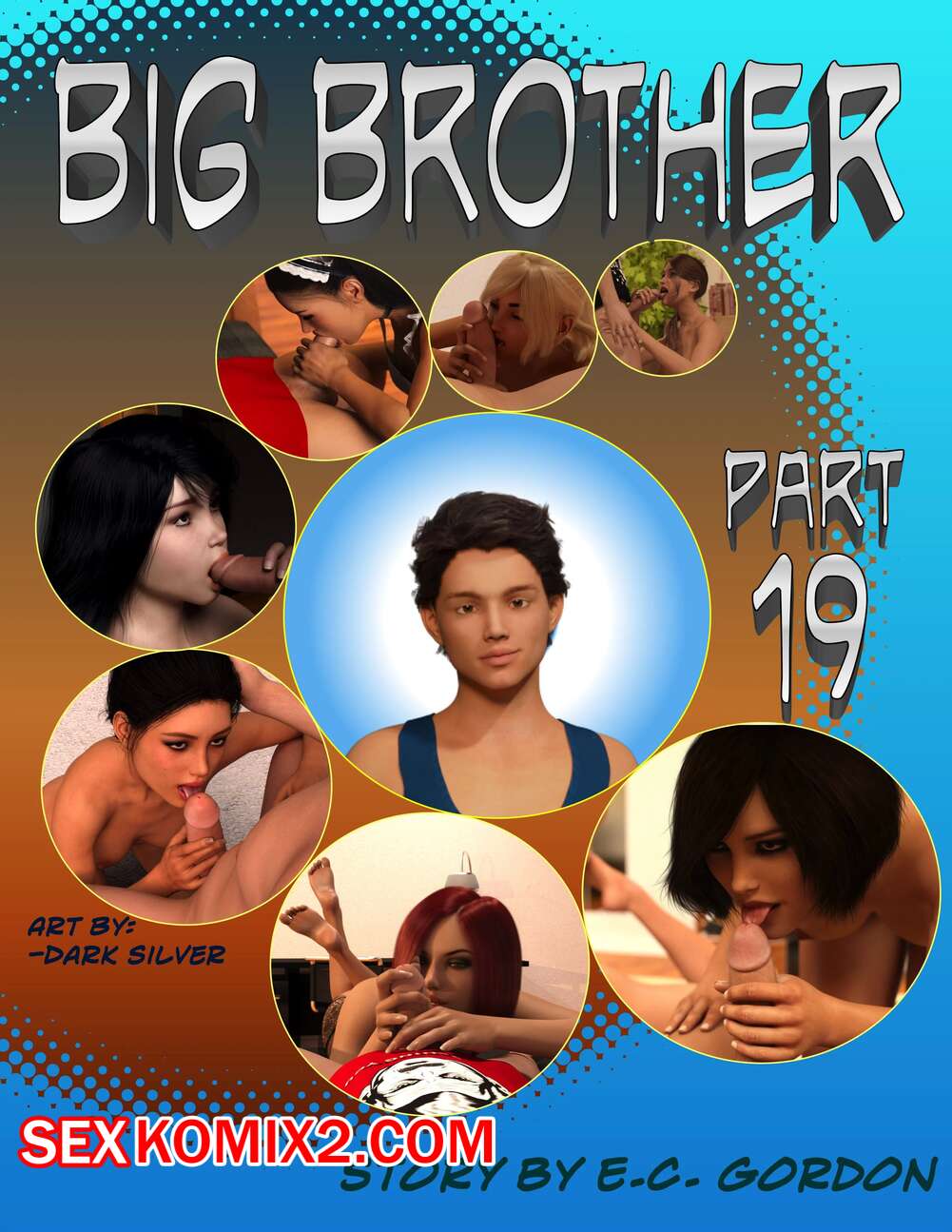 Порно комикс Большой брат. Части 48 и 49. Big Brother. Sandlust
