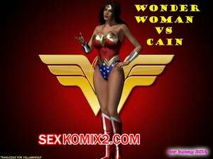 Порно комикс Чудо женщина против Каина. MrBunnyArt