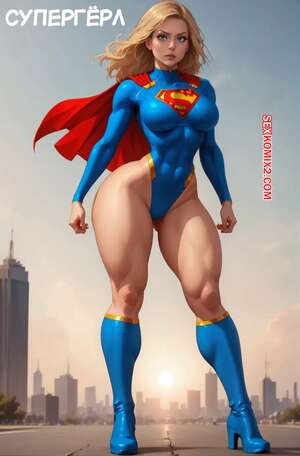 Порно комикс DC. Супергерл. SuperGirl. Velzevulito.
