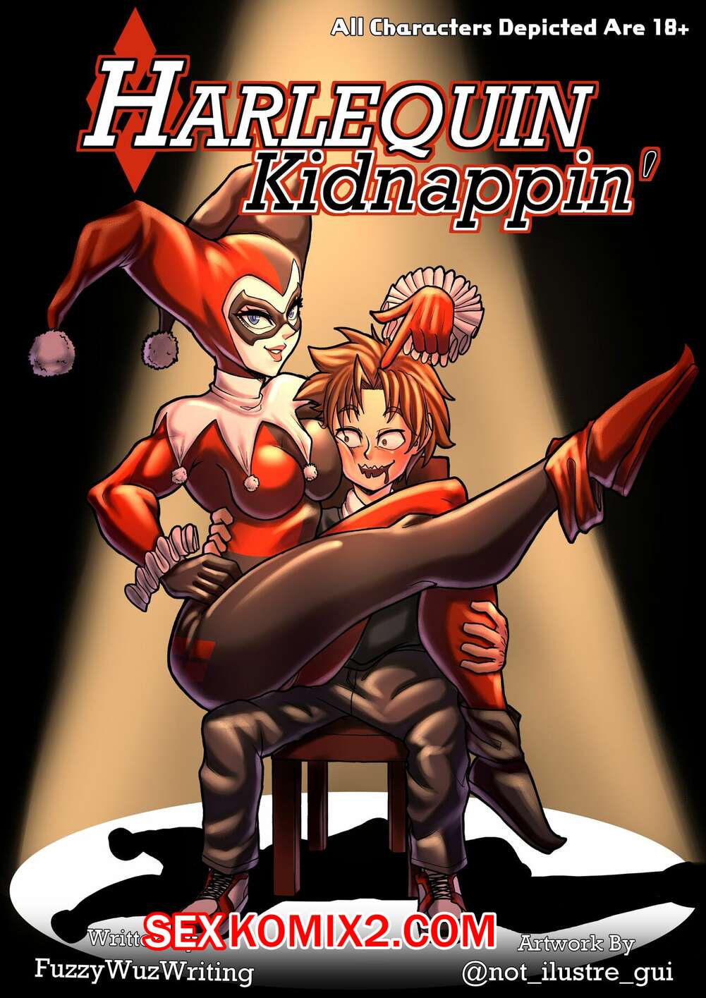 Порно комикс DC Comics. Харли похитительница. Harlequin Kidnappin. Ilustregui.