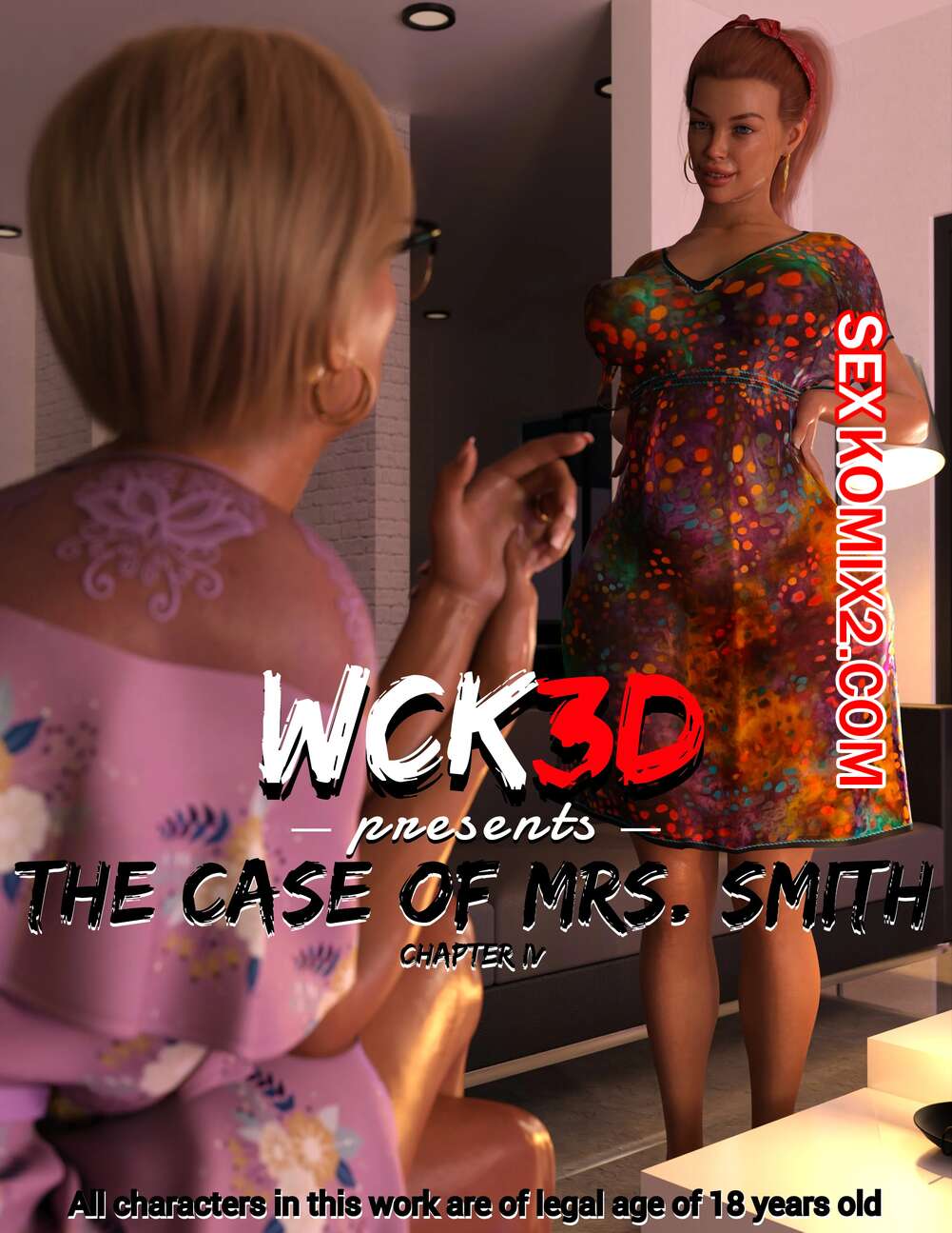 Порно комикс Дело миссис Смит. Часть 4. The Case Of Mrs. Smith. WCK3D
