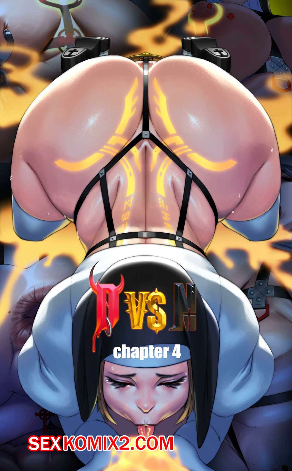 Порно комикс Демоны против Монашек. Часть 4. Yuzhou