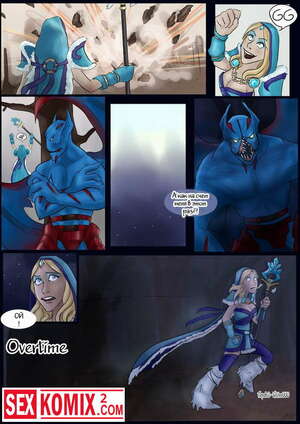 Порно комикс Дота 2. Овертайм. Dota 2. Overtime.