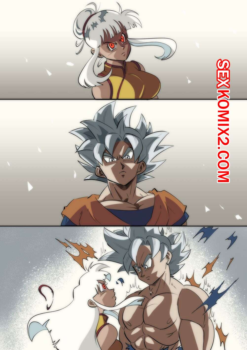 Порно комикс Dragon Ball. Beast vs Instinct. FunSexyDragonBall