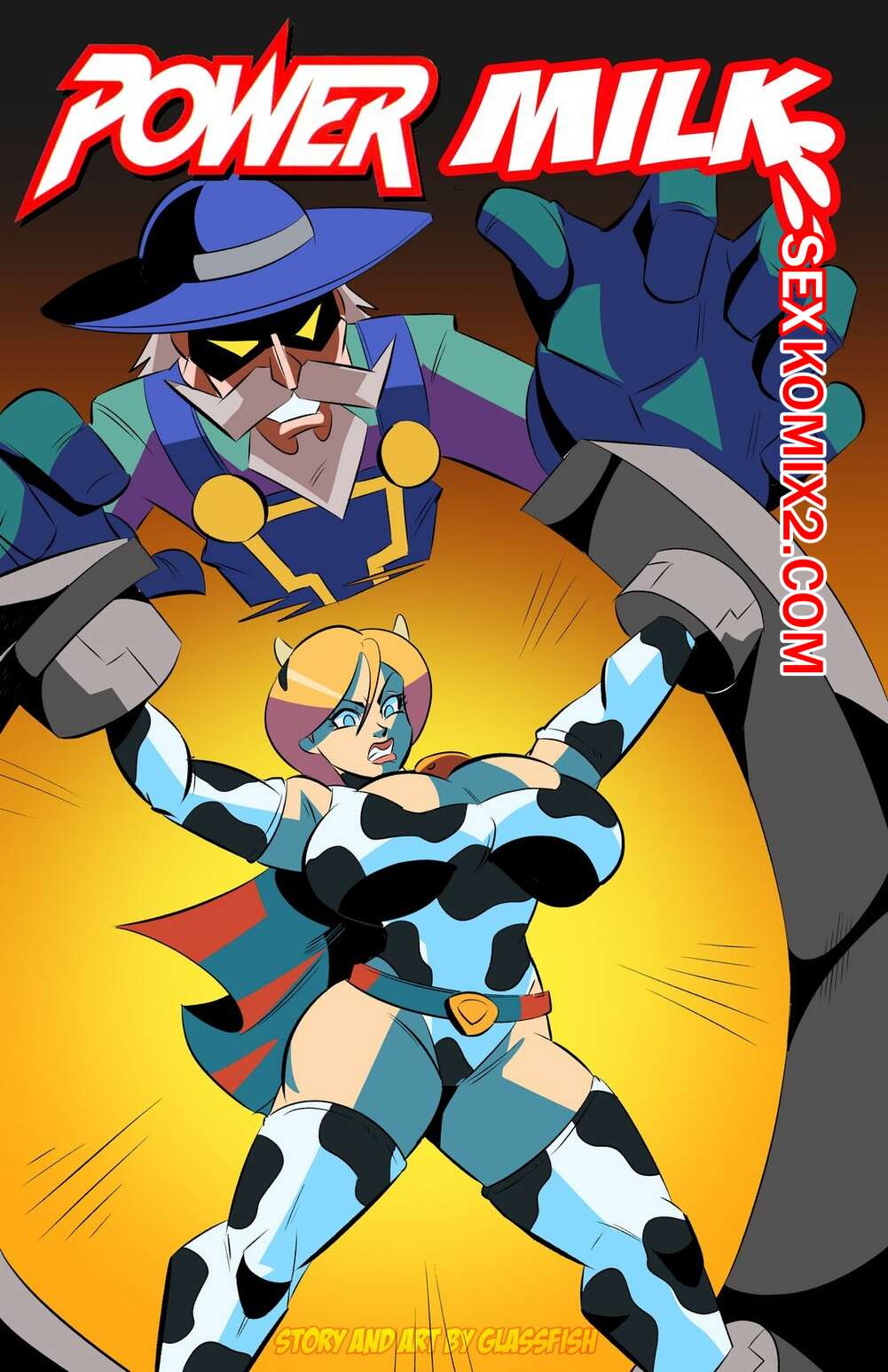 Порно комикс Энергетическое молоко. Power Milk. Glassfish