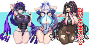 Порно комикс Fate Grand Order. FGO Swimsuit Series