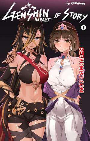 Порно комикс Genshin Impact.  История что если. IF Story. KASABUTA.