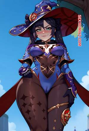 Порно комикс Genshin Impact. Mona x BBC. Floxin