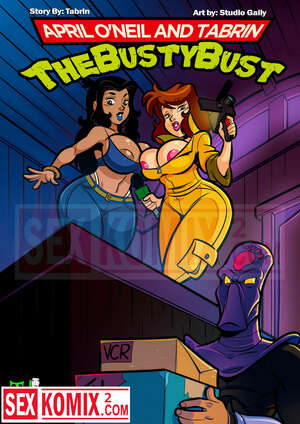 Порно комикс Грудастые груди. Черепашки ниндзя. Tabrin.