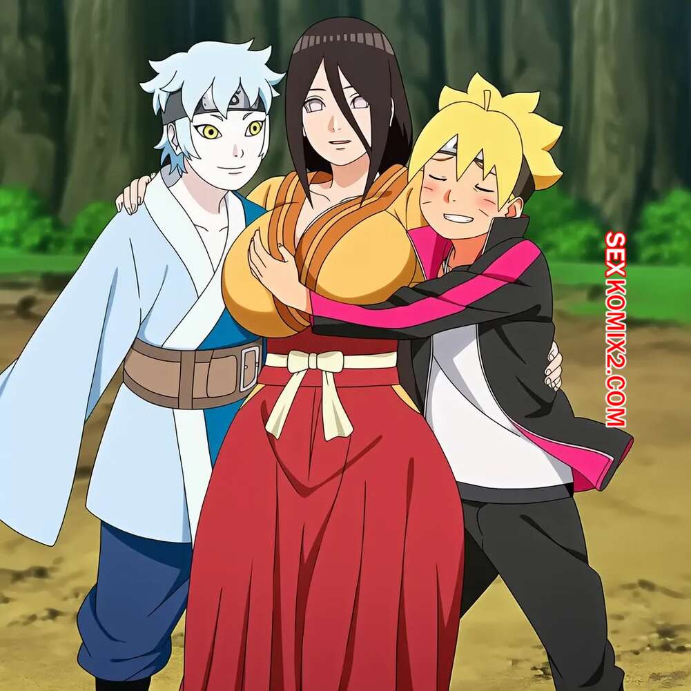 Порно комикс Hanabi x Boruto x Mitsuki. Tbaanime