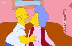 Порно комикс Homer Simpson and Mona Simpson