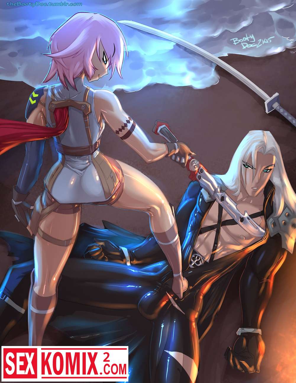 Порно комикс Игрушка SephLight. Последняя фантазия. Английский.