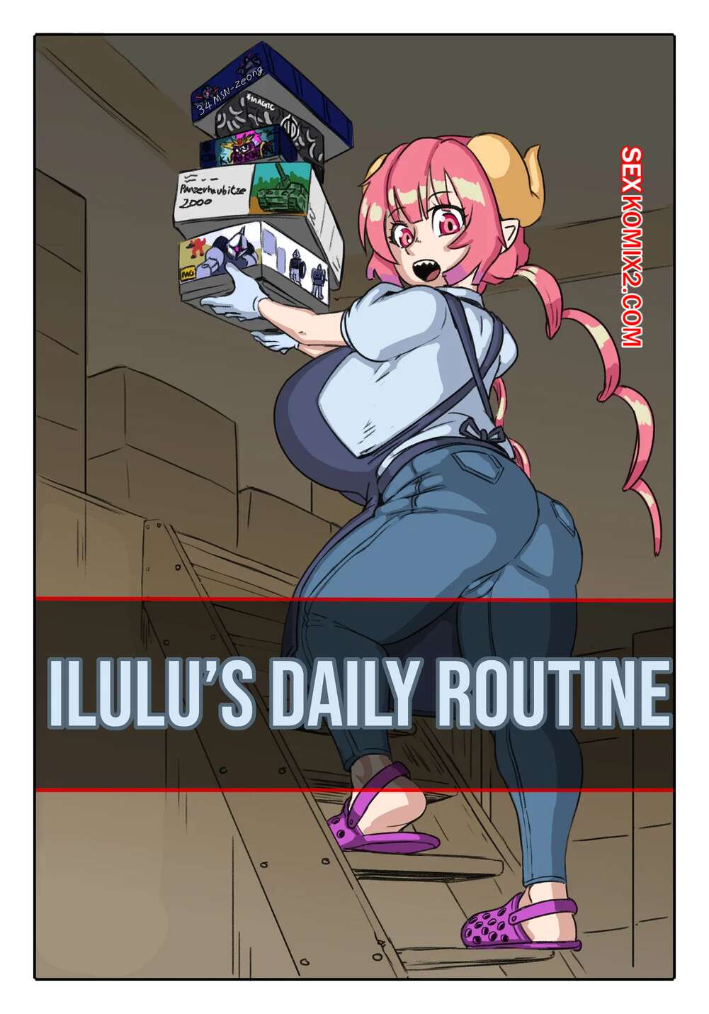 Порно комикс Ilulu at her Work. Miss Kobayashis Dragon Maid. AnythingGoes