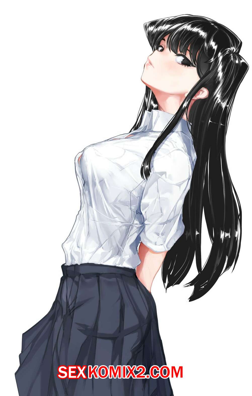 Порно комикс Коми сан. Часть 1. Сборник артов. Komi san. arts