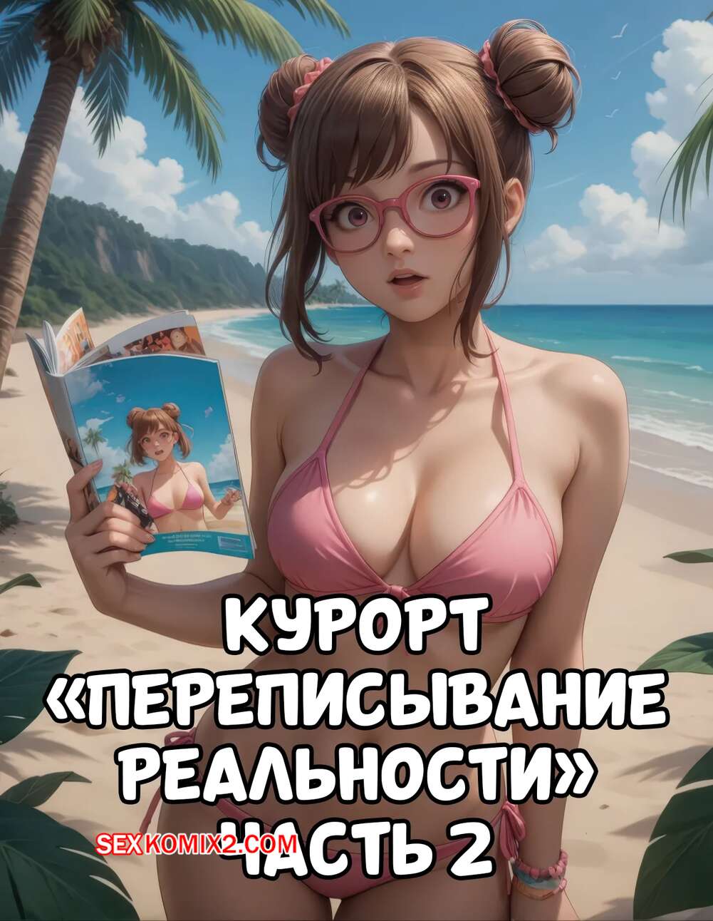 Порно комикс Курорт. Перезагрузка реальности. Часть 2. Reality Rewrite Resort. LowFireStudios
