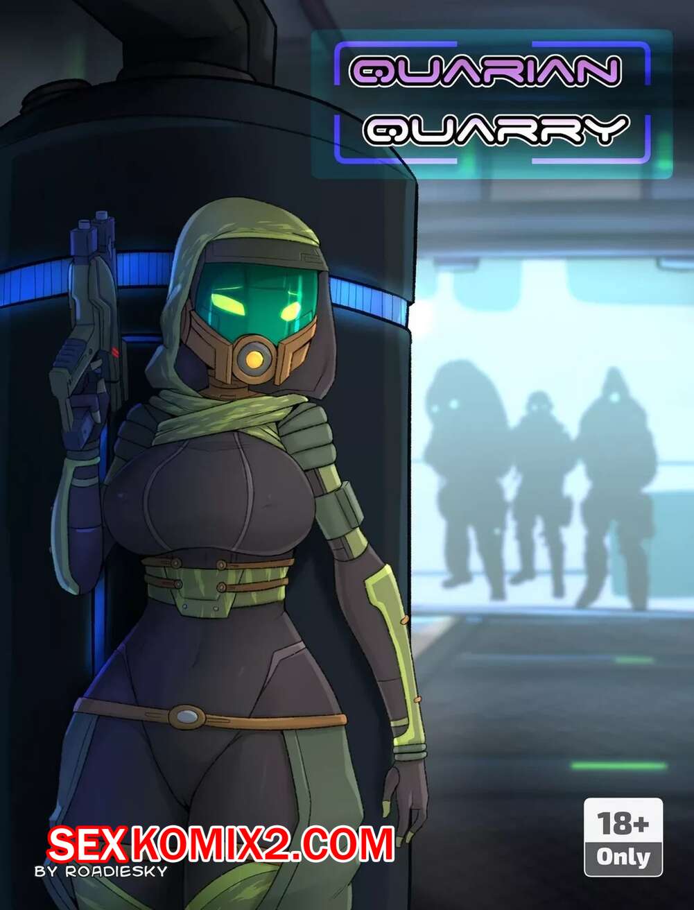 Порно комикс Кварианский карьер. Quarian Quarry. RoadieSky