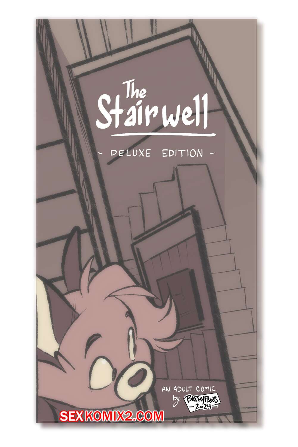 Порно комикс Лестничная площадка. The Stairwell. Baphypaws