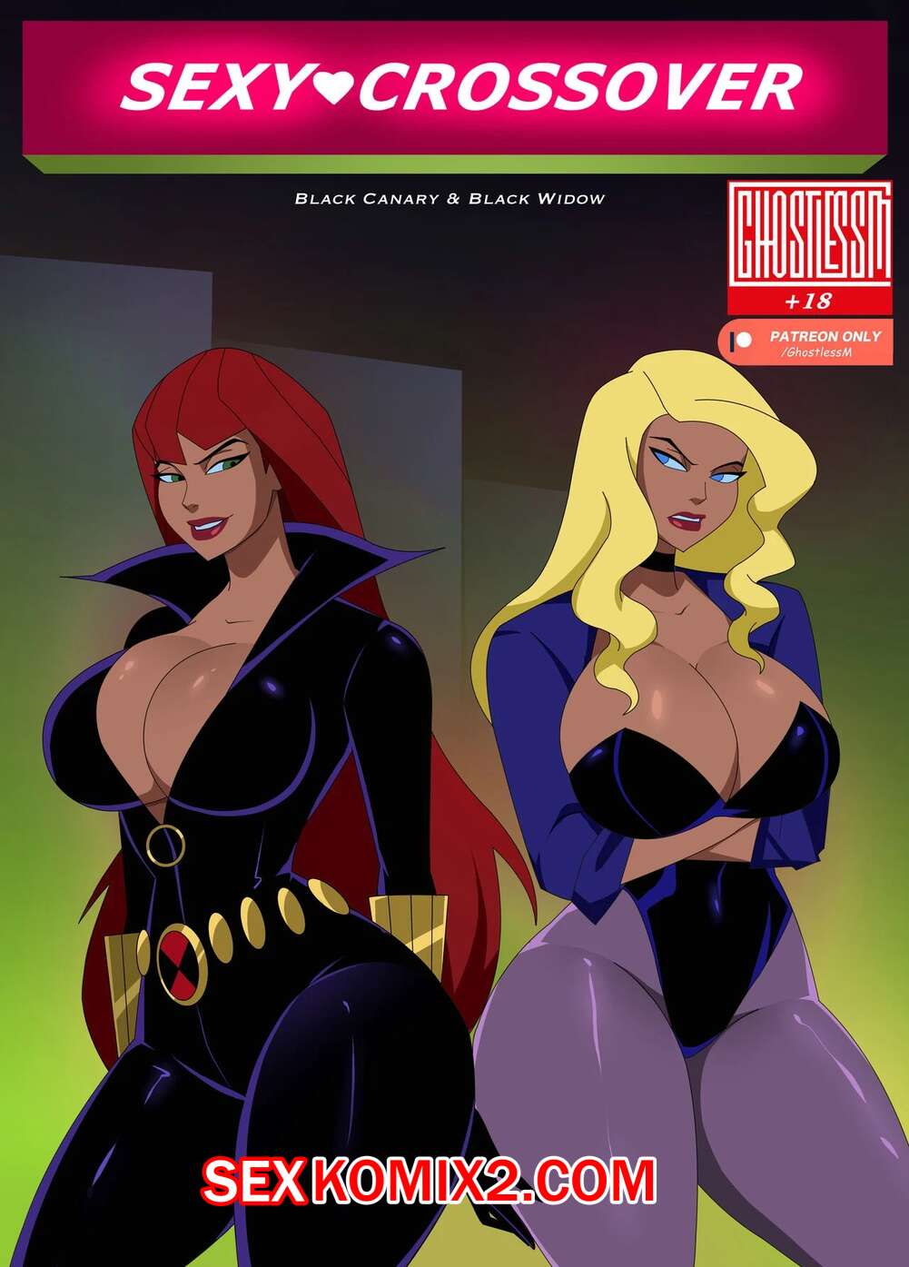 Порно комикс Marvel. DC. Сексуальный кроссовер. Sexy Crossover. Ghostlessm