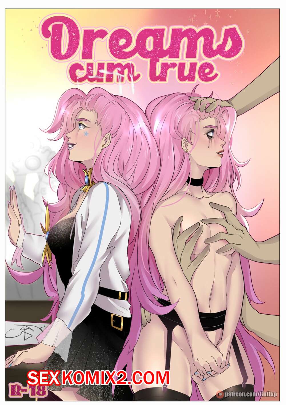 Порно комикс Мечты становятся явью. Dreams cum true. UntitledExpression