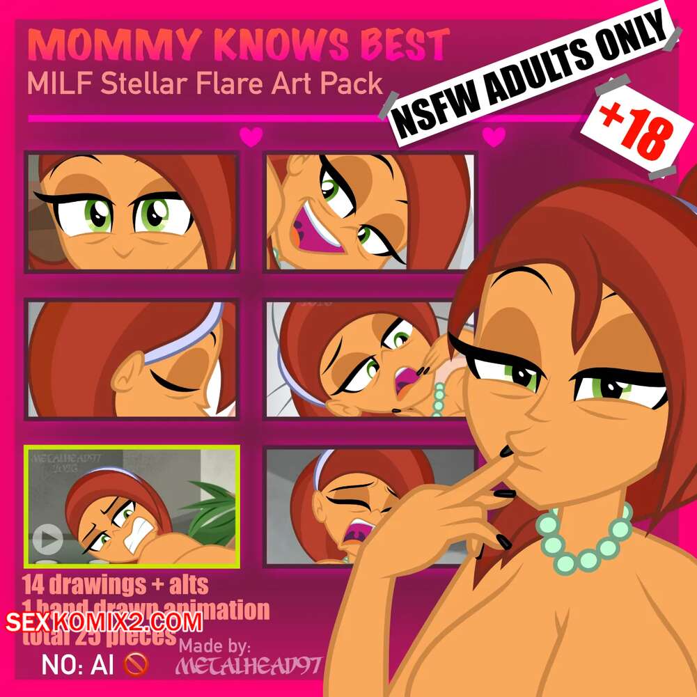 Порно комикс Mommy Knows Best. MILF Stellar Flare Art Pack. MetalHead97.
