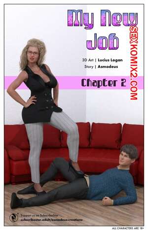 Порно комикс Моя новая работа. Часть 2. My New Job. Lucius Logan
