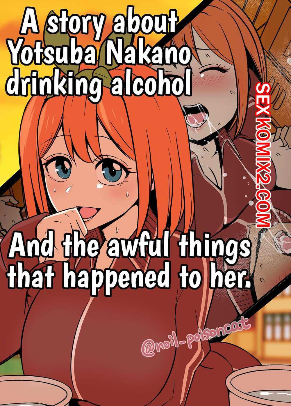 Порно комикс Nakano Yotsuba ni Osake o Nomasete Warui Koto o Suru Hanashi
