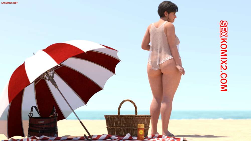 Порно комикс On The Beach With Mrs Butler. JayyBoww