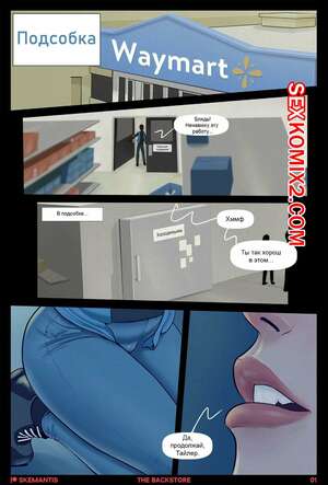 Порно комикс Подсобка. Часть 1. Skemantis