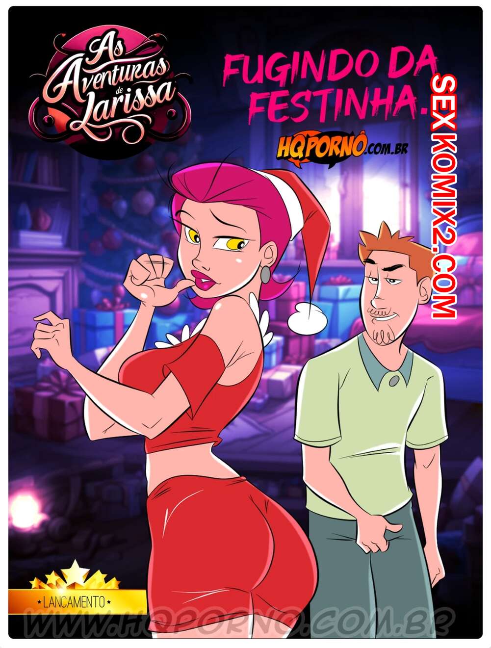 Порно комикс Приключения Ларисы. Часть 1. Побег с вечеринки. HQPorno