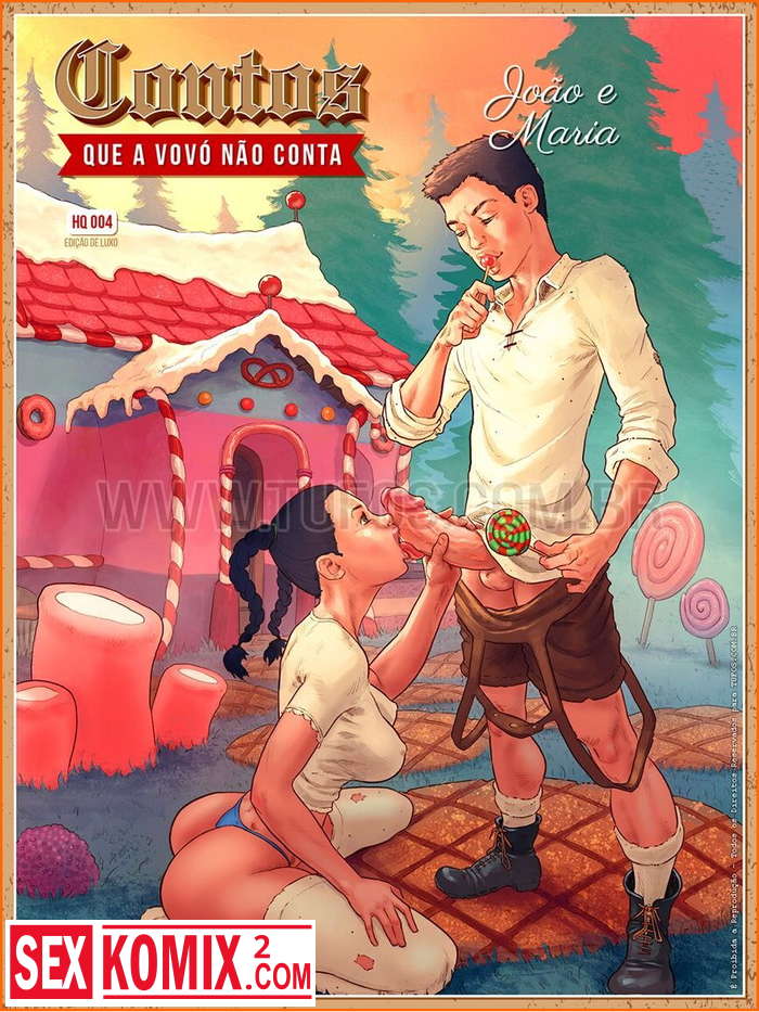 Порно комикс Пряничный домик. Английский.