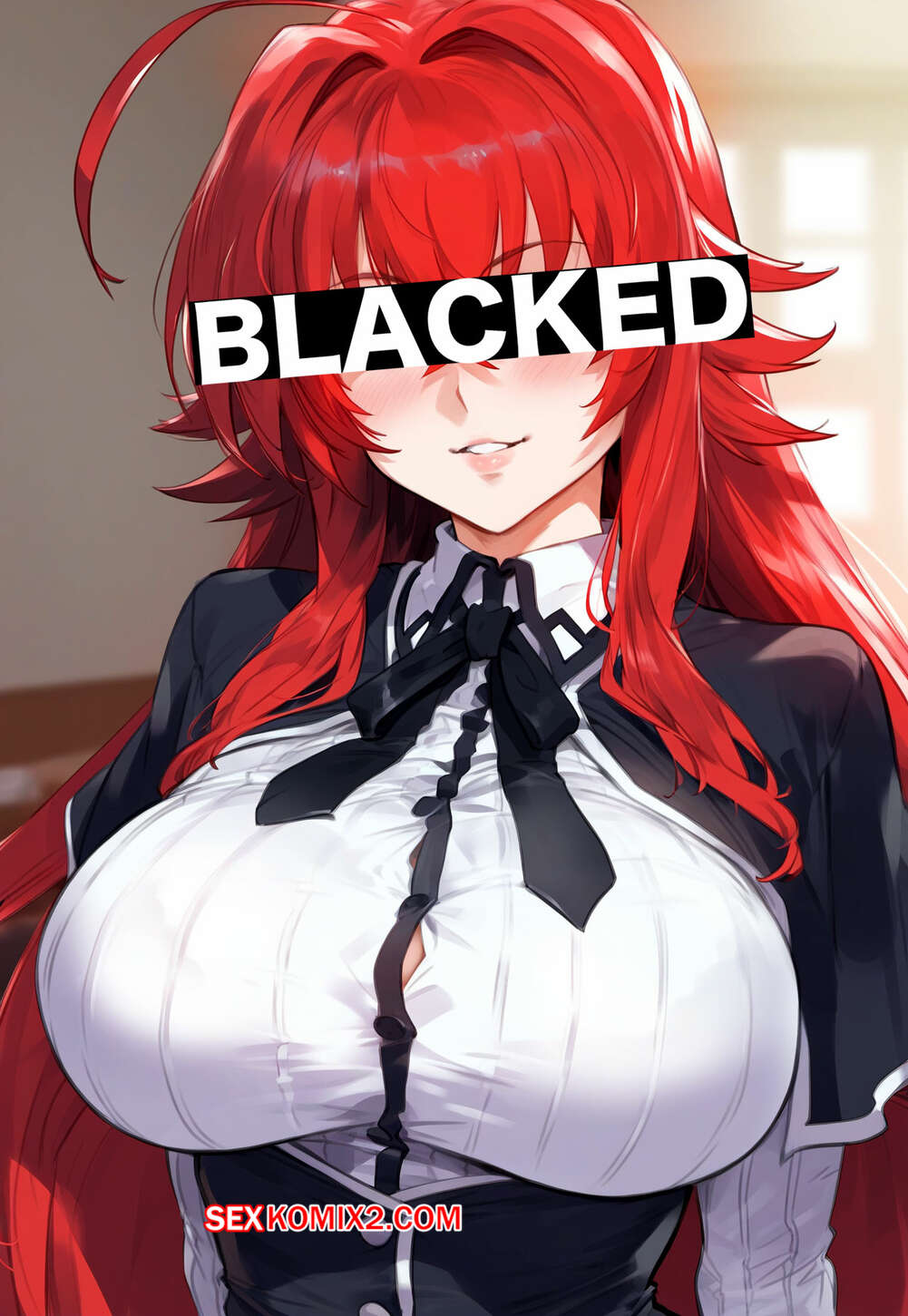 Порно комикс Rias Gremory x BBC 3. Floxin