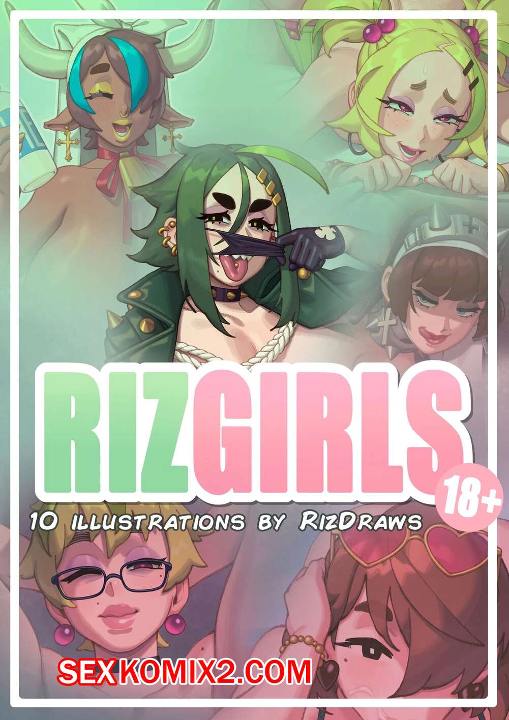 Порно комикс Rizgirls. Rizdraws