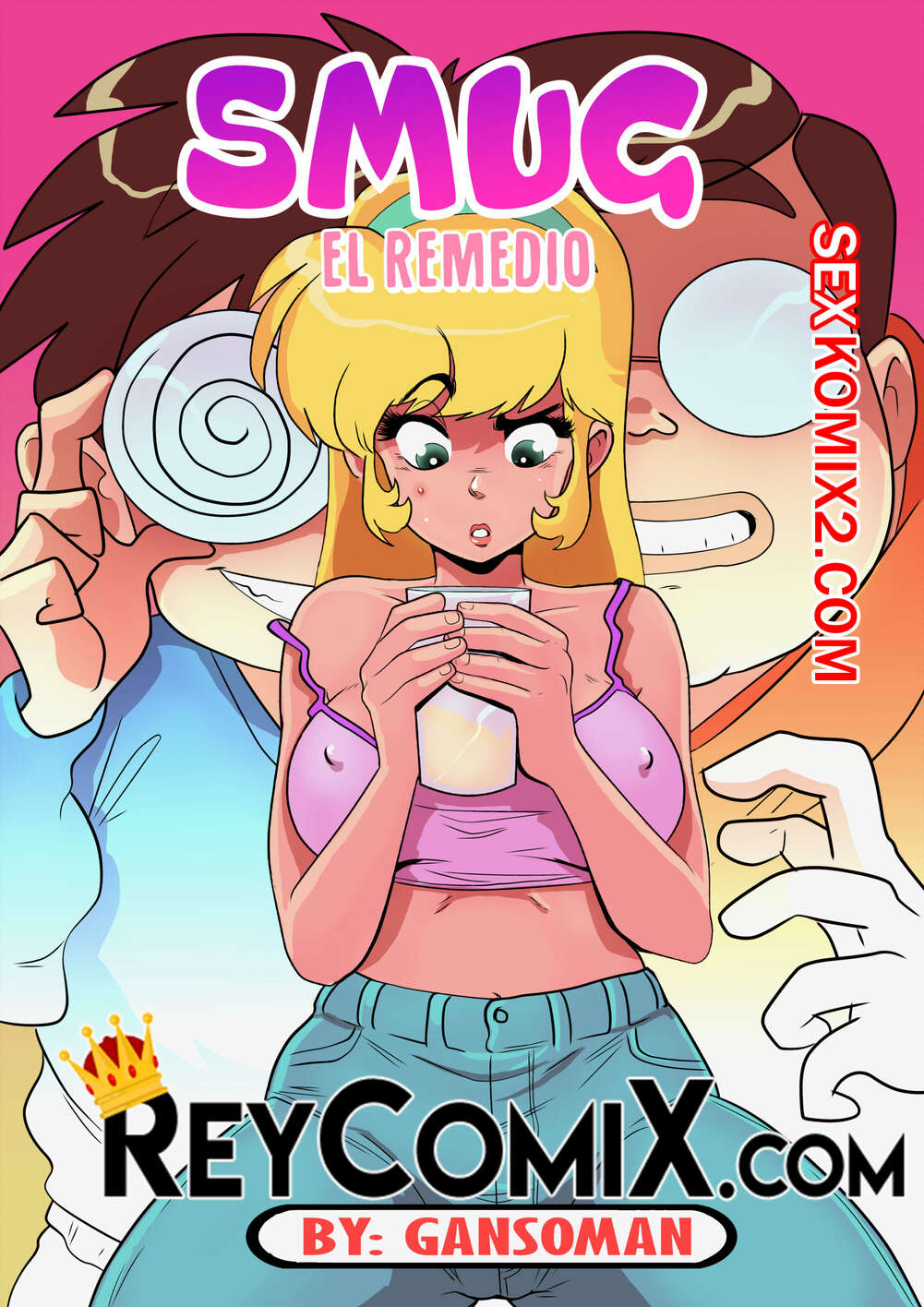 Порно комикс Самодовольный. Средство. Smug. El Remedio. Exclusivo ReyComiX