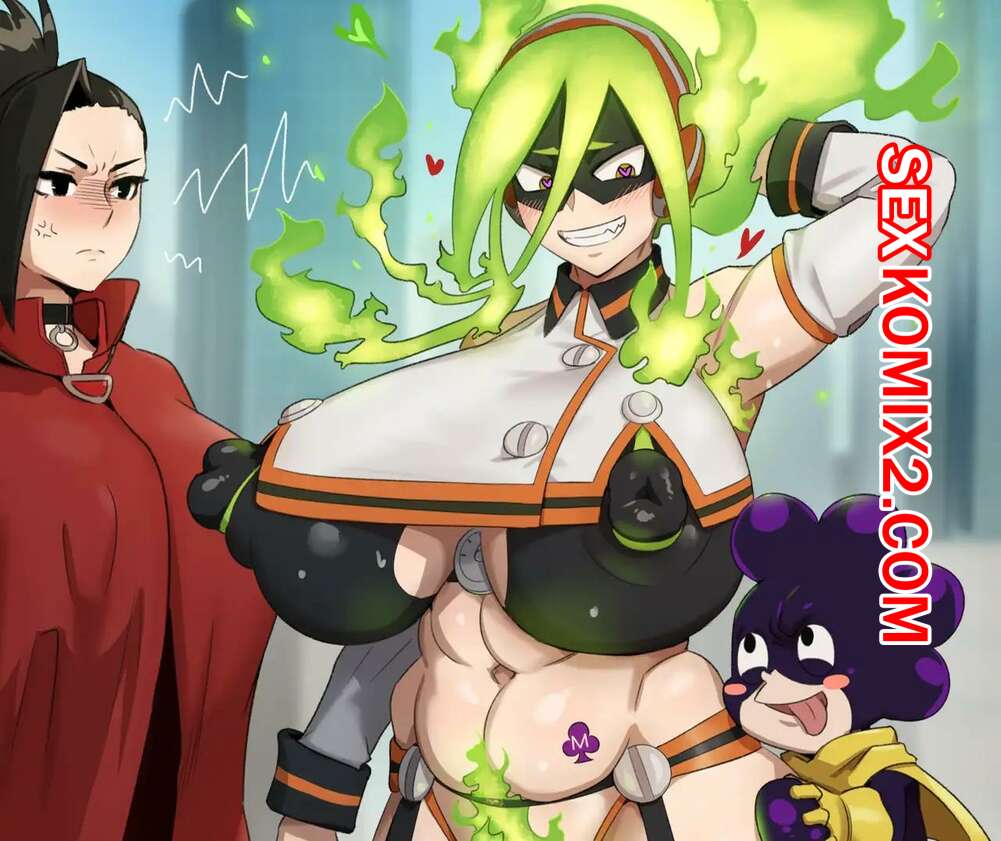 Порно комикс Секс игрушки Минеты. Boku no Hero Academia. Kunaboto