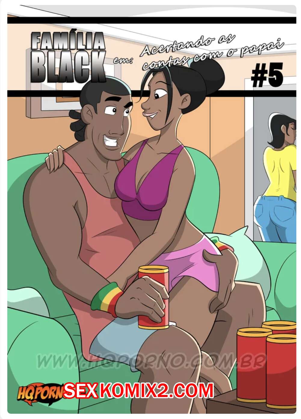 Порно комикс Семейка черных. Часть 5. Сведение счетов с папой. Familia Black. HQporno