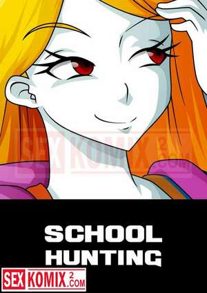 Порно комикс Школьная охота.