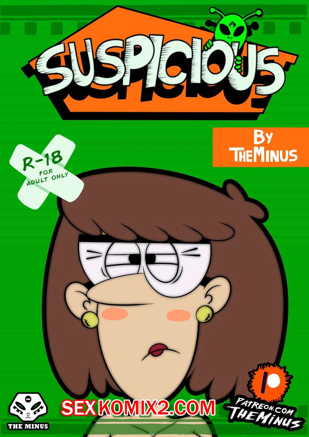 Порно комикс Шумный дом. Подозрительный. Suspicious. the minus.