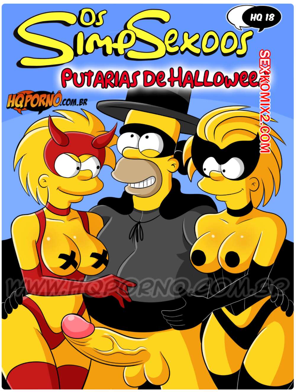 Порно комикс Симпсексы. Часть 24. Os Simpsexys. HQPorno