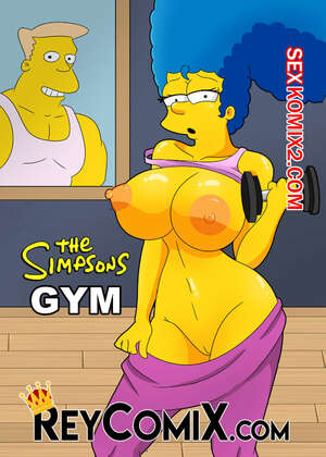 Порно комикс Симпсоны. Лос Симпсоны. Тренажерный зал. Los Simpsons. GYM. Exclusivo ReyComiX