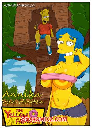 Порно комикс Симпсоны. Желтая фантазия. Анника Ван Хоутен. Annika Van Houten