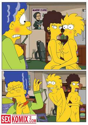Порно комикс Симпсоны. Лиза и Мардж.
