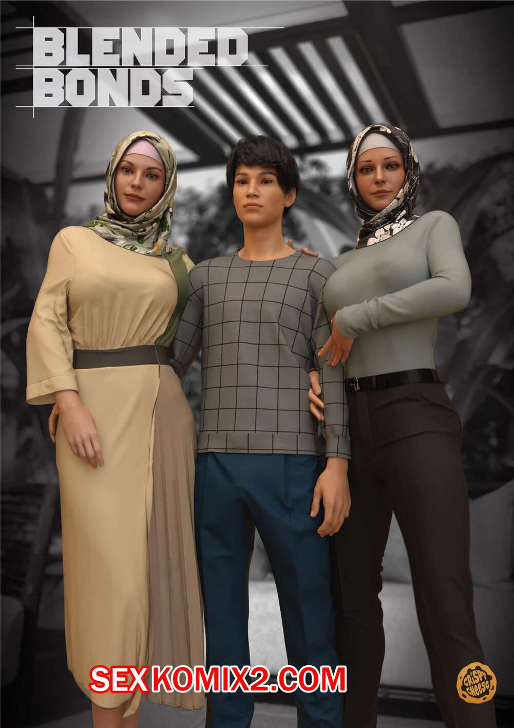 Порно комикс Смешанные связи. Blended Bonds. Crispy Cheese.