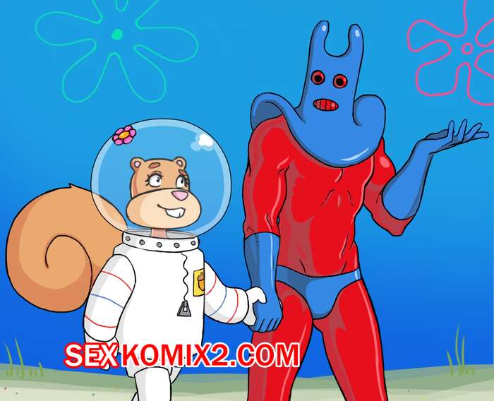 Порно комикс SpongeBob. Sandy x Man Ray. BIntend