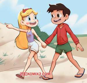 Порно комикс Стар против. Пляжный день. Beach Day. Nyoronyan