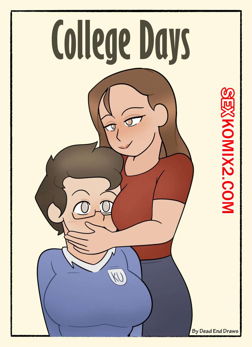 Порно комикс Студенческие дни. College Days. DeadEndDraws.